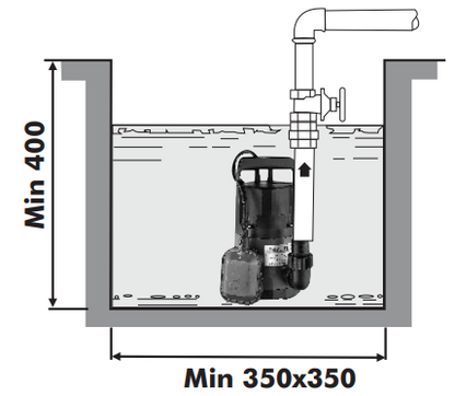 DAYLIFF DDW750V 0.75kW DRAINAGE PUMP