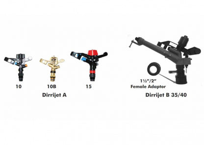 DIRRIJET A 3/4'' PVC IMPACT SPRINKLER 5035
