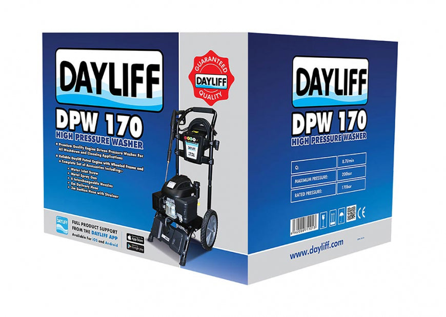 DAYLIFF DPWE7AX 140BAR 1.8KW ELECTRIC PRESSURE WASHER
